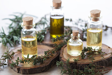 Essential aroma oils for aromatherapy