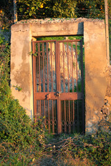 antico ingresso cancello giardino