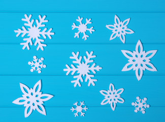 Snowflakes and stars