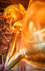 Obraz premium Head of the Reclining Buddha