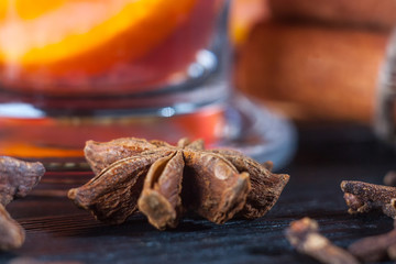 Condiment anise star-shaped