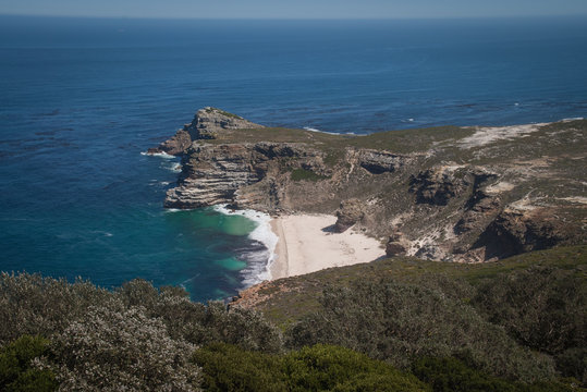 Cape of Good Hope view from Cape Point, Cape Peninsula, South Africa