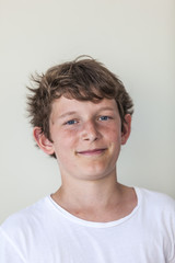 Fototapeta premium portrait of young teenage boy