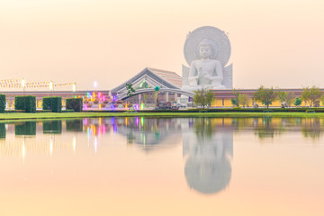 Big White Buddha image in Saraburi, Thailand.