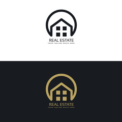 real estate logo design template