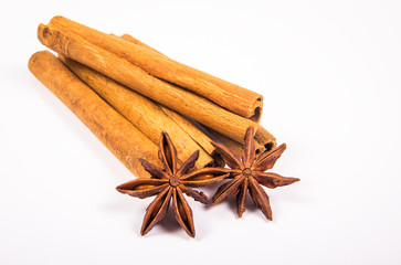 Warming spices - cinnamon, star anise.