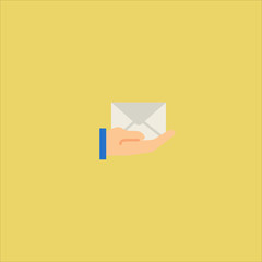 email icon flat design