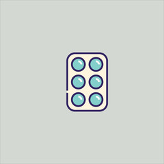 eggs icon flat design