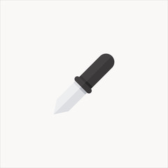 dropper icon flat design