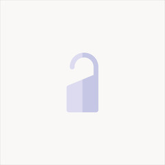 do not disturb icon flat design