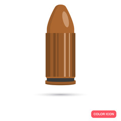 Bullet color flat icon for web and mobile design
