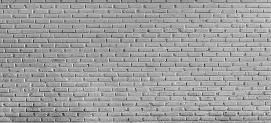 Pattern of grey brick wall for background and textured, Seamless grey brick wall background