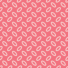 seamless vector ornament of ovals.