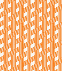 vintage pattern of overlapping strips.