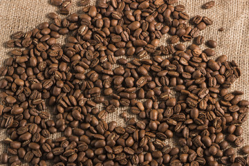 roasted coffee beans, can be used as a background