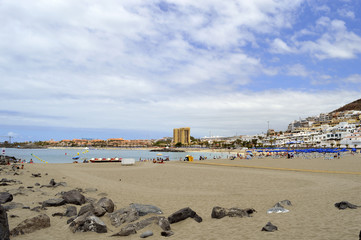 Fototapeta na wymiar Los Cristianos beach