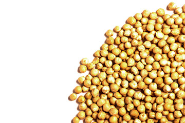 fruit chick peas isolated on white background