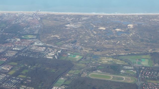 Coastline seen from the air
