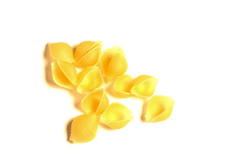 Pasta isolated on white background
