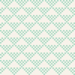 seamless checkered triangle pattern.