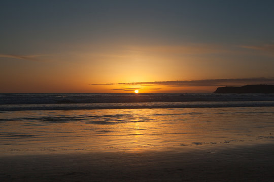 Callifornia sunnset in San Diego