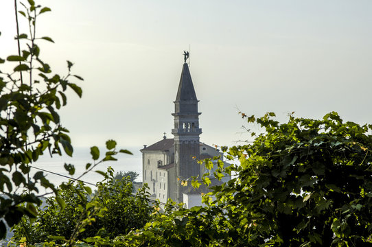 Piran, church, Slovenia, Southern Slovenia