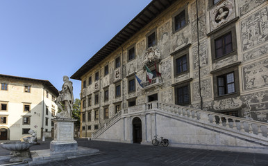 Fototapeta na wymiar Palazzo della Carovana, Pisa, Tuscany, Italy