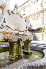 The Garraffello fountain in Palermo, Italy