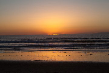 Callifornia sunnset in San Diego