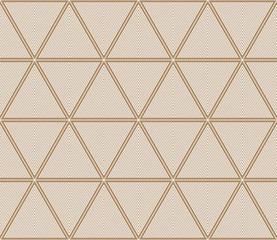 seamless pattern of striped triangles.