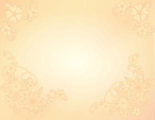 certificate frame vector floral design