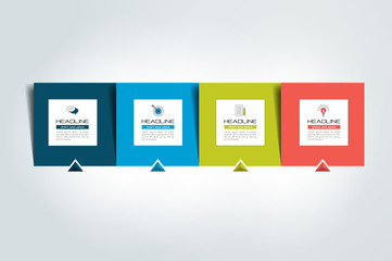 Table, schedule, organizer, planner, notepad, timetable. Step by step template, infographic.