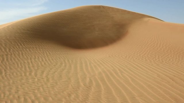 Wind in der Sandwüste