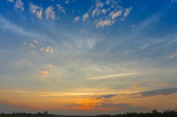 sky sunset background