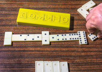 white bones domino game