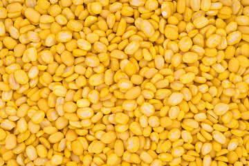 peeled split mung bean background