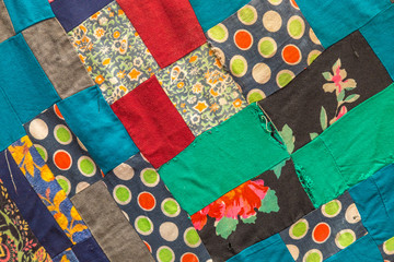 Traditional old Russian pattern. Patchwork