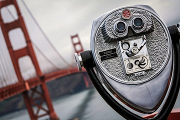 view on golden gate bridge in san francisco