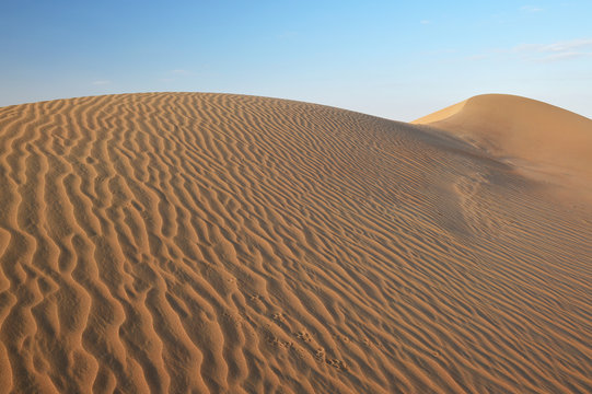Sandwüste am Morgen