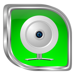 Button with Webcam - 3D illustration