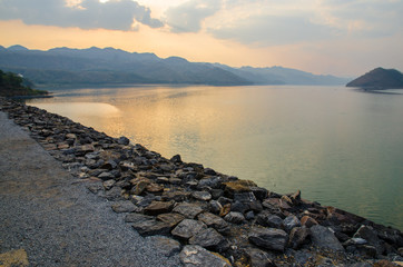 Calmness at the lake