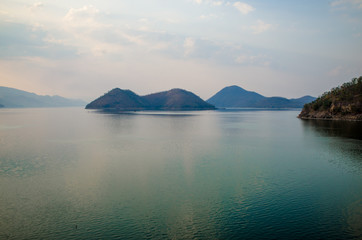 Calmness at the lake