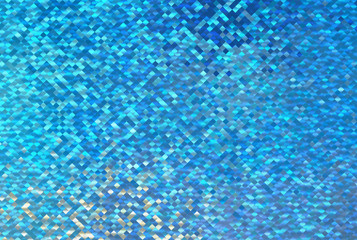 abstract blue background with mosaic. illustration digital.