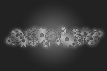 Gear wheel concept isolated on background - Technology concept
