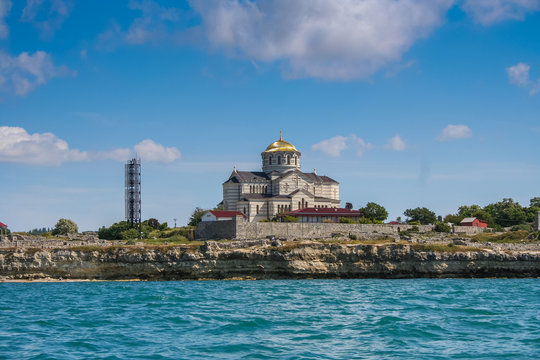 The Vladimir Cathedral (the Tavrida&rsquo;s Chersonese), Chersonese (Sevastopol, Crimea, Ukraine). June 2006