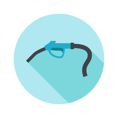 Black silhouette of a fuel pump. Fuel pump icon