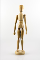 Gliederpuppe, freigestellt