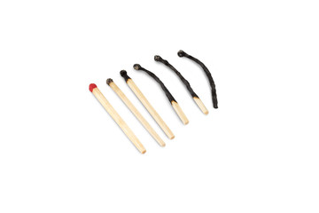 matches isolated on white background