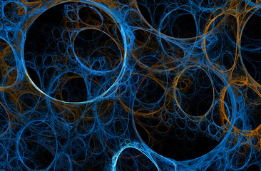 Naklejka premium abstract fractal background