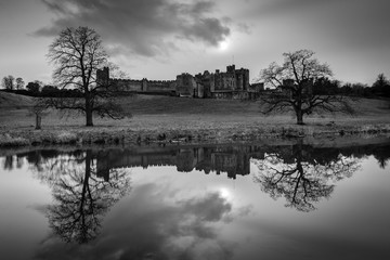 Alnwick castle in Northumberland, England